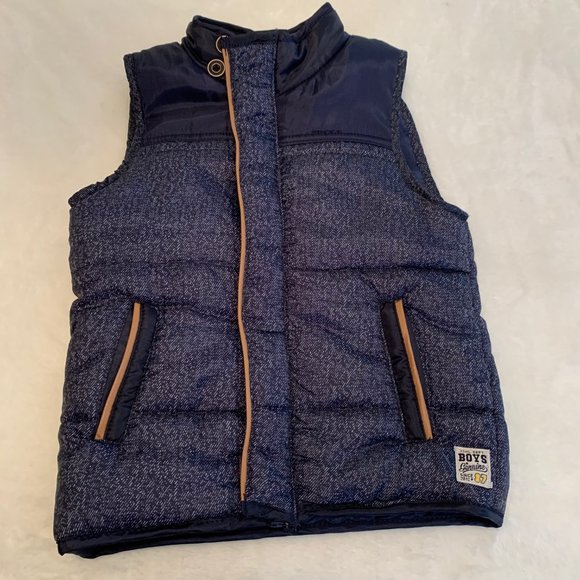 Boys Rock Navy Puffer Vest Size 3T - Picture 1 of 16